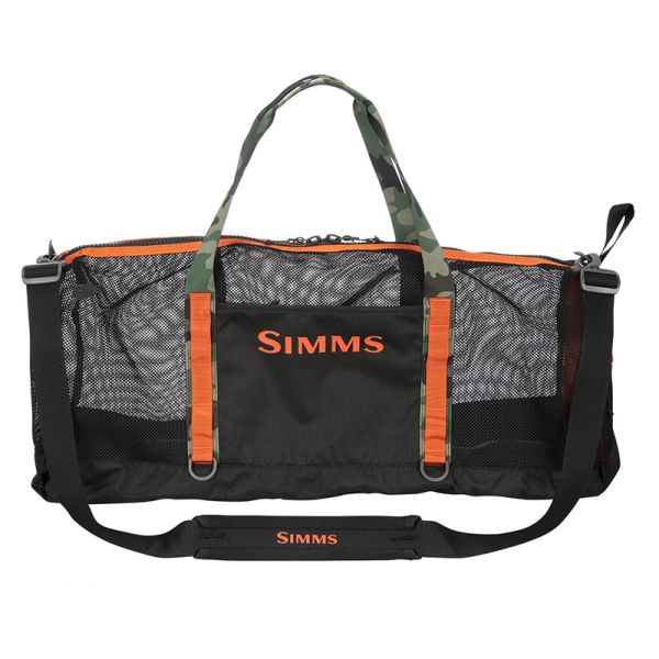 Simms Challenger Mesh Duffel - Hex Flo Camo Carbon