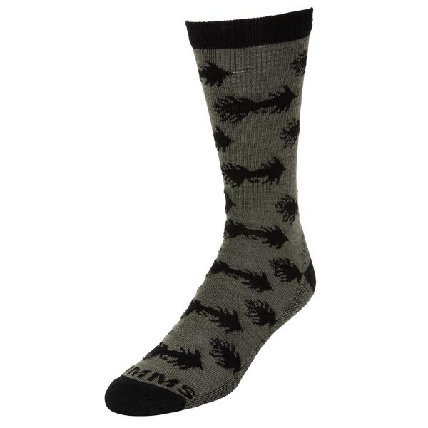 Simms Daily Sock - Woolly Bugger Moss - Large