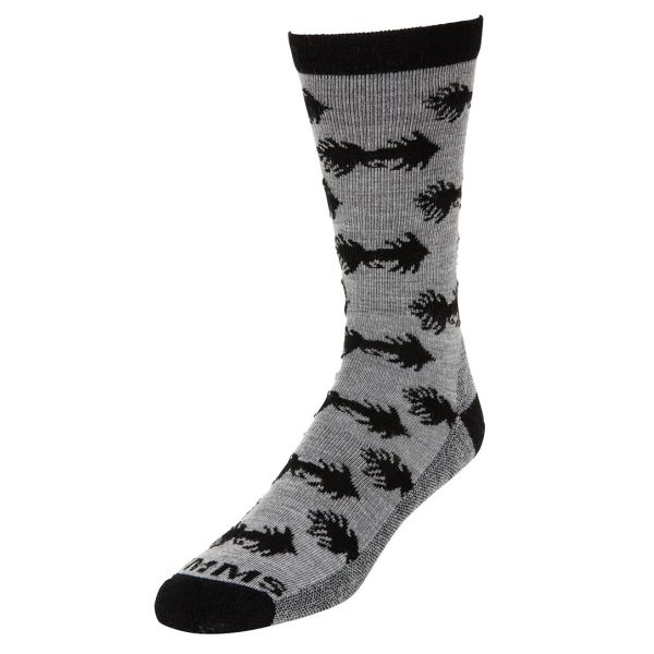 Simms Daily Sock - Woolly Bugger Steel - Large