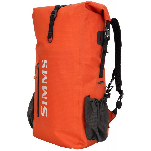 Simms Dry Creek Rolltop Backpack - Simms Orange