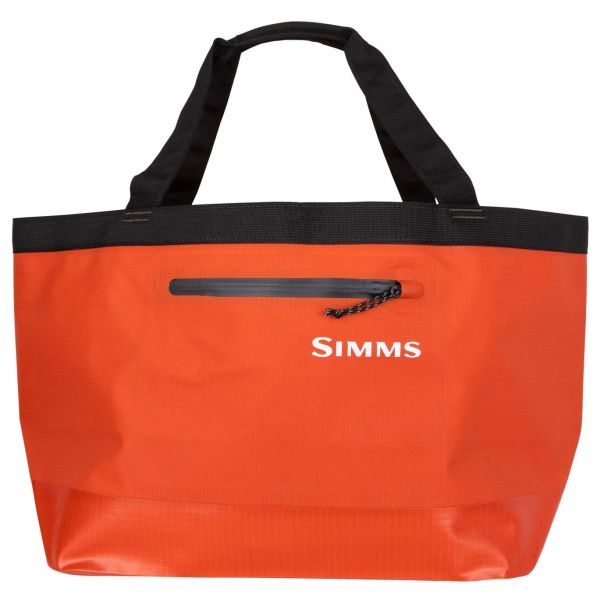 Simms Dry Creek Simple Tote - 50L - Simms Orange