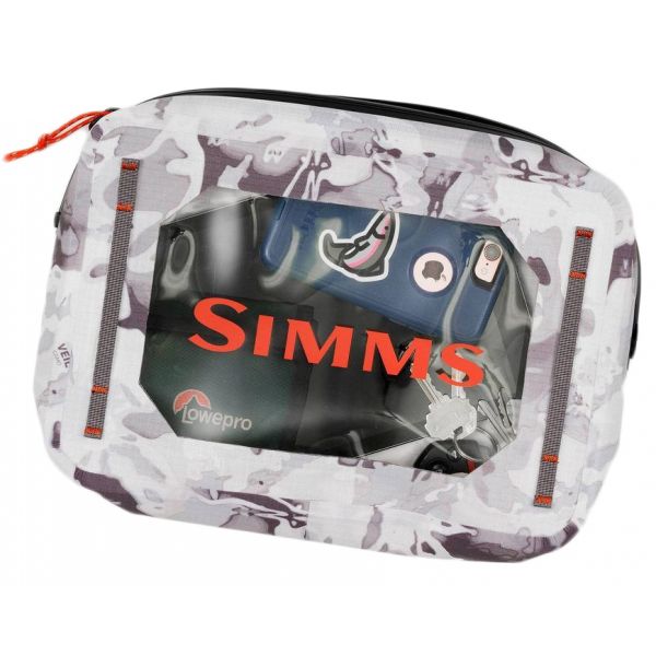 Simms Dry Creek Waterproof Gear Pouch - 4L - Cloud Camo Grey