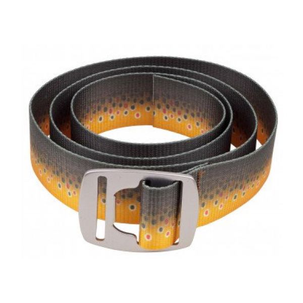 Simms Fish Skin Bottle Opener Belt - Brown Trout