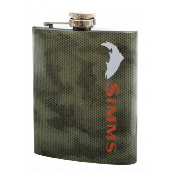 Simms Camo Flask - Hex Camo Boulder