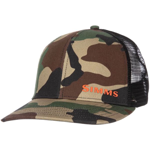 Simms ID Trucker Hat - Woodland Camo