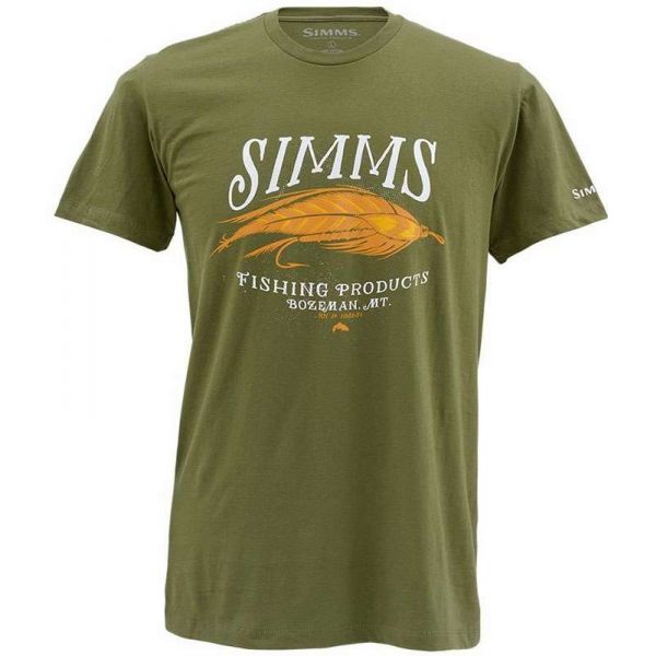 Simms Legacy Streamer Short Sleeve T-Shirt - Size Medium