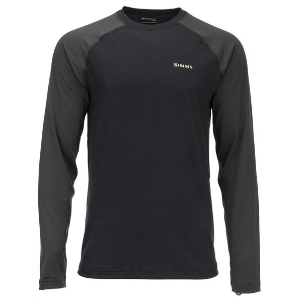 Simms Lightweight Base Layer Top - Black - Large