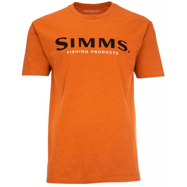 Simms Logo T-Shirt - Adobe Heather - Large