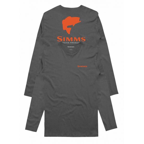 Simms Long Sleeve Tech Tee - Bass Logo - M