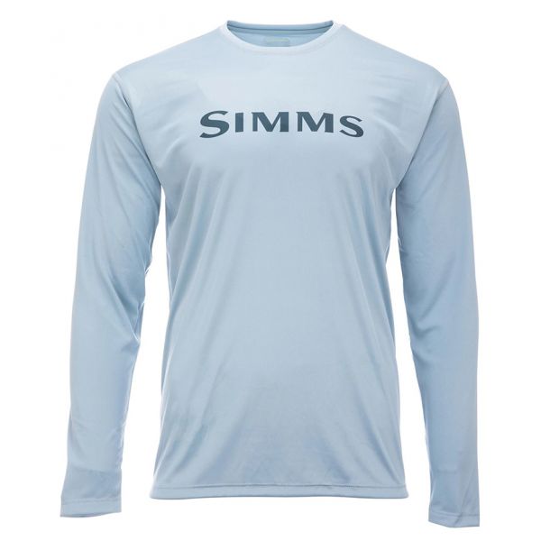 Simms Long Sleeve Tech Tee - Steel Blue - Large