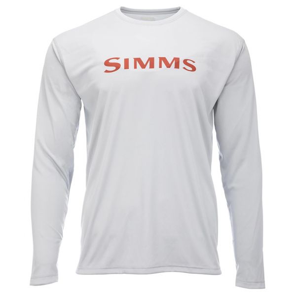 Simms Long Sleeve Tech Tee - Sterling - Large