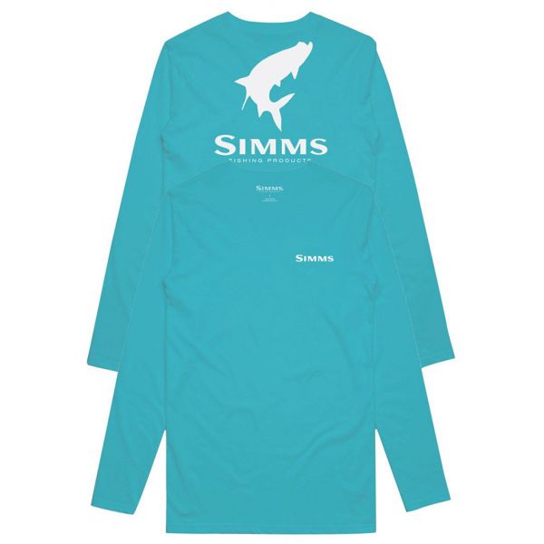 Simms Long Sleeve Tech Tee - Tarpon Logo - 2XL