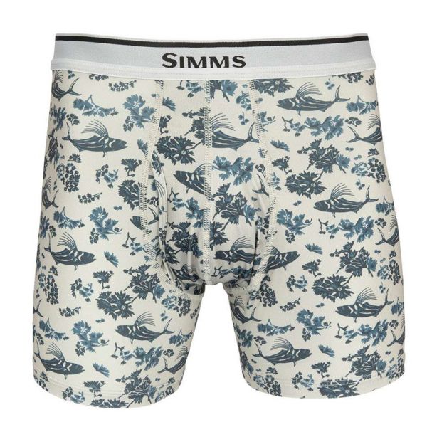 Simms Men's Boxer Briefs - Rooster Fest Khaki - 2XL