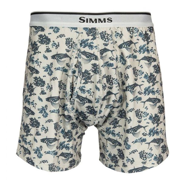 Simms Men's Boxers - Rooster Fest Khaki - 2X-Large