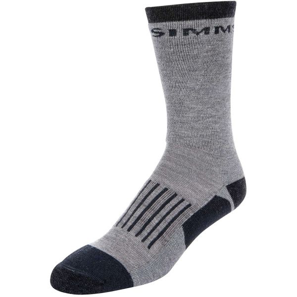 Simms Merino Midweight Hiker Sock - Steel Grey - Large