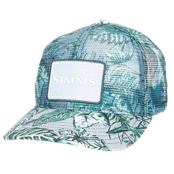 Simms Mesh All Over Trucker Hat - Slamdown Steel Blue