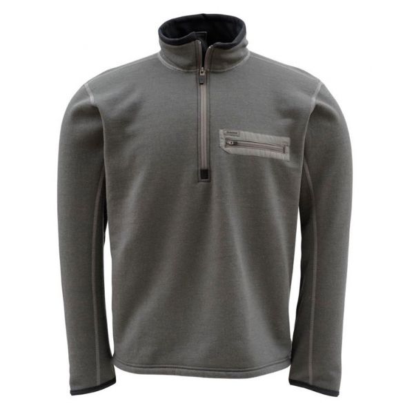 Simms Montana Techwool Zip Tops