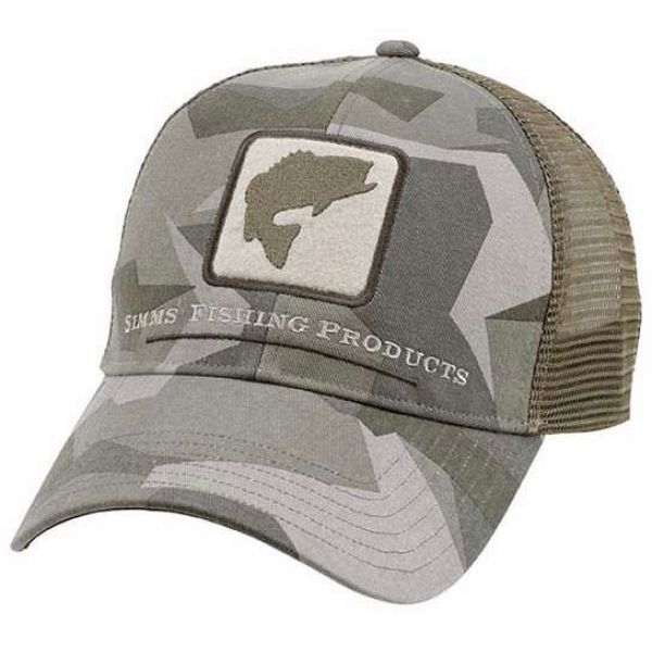 Simms Bass Trucker Cap Pebble