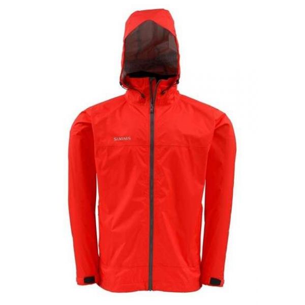 Simms PG-10321 Hyalite Rain Shell Jackets - Bright Red - Size X-Large