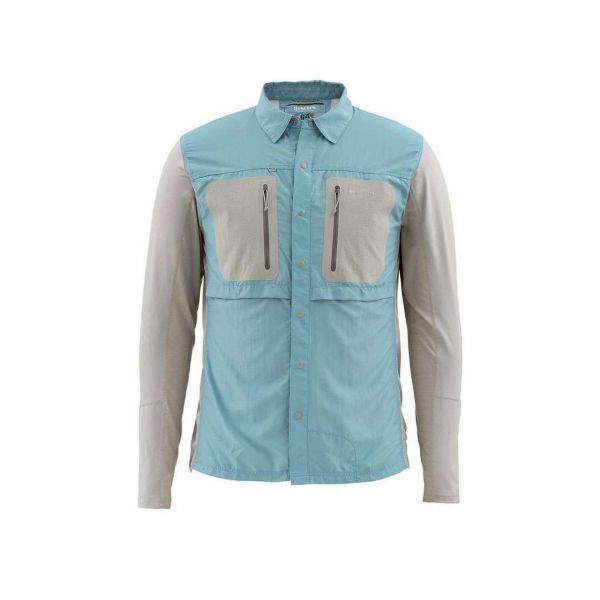 Simms PG-10445 GT Tricomp Long Sleeve Shirt - Cadet Blue - XL