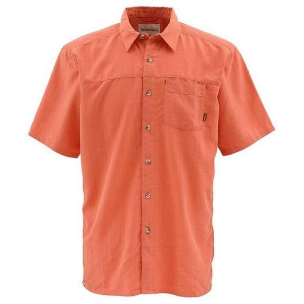 Simms PG-10459 Long Haul SS Shirt - Salmon - Size Medium