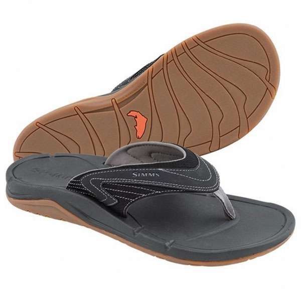 Simms PG-10476 Atoll Flip Sandal - Coal - Size 5