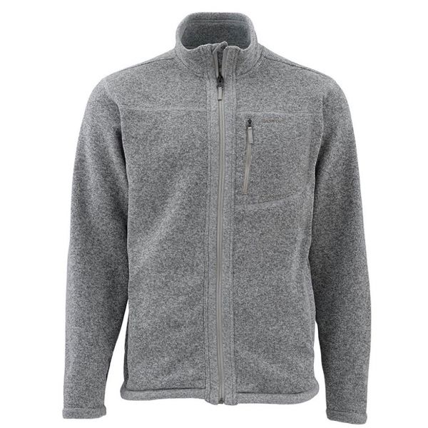 Simms PG-10681 Rivershed Full Zip Sweater - Large