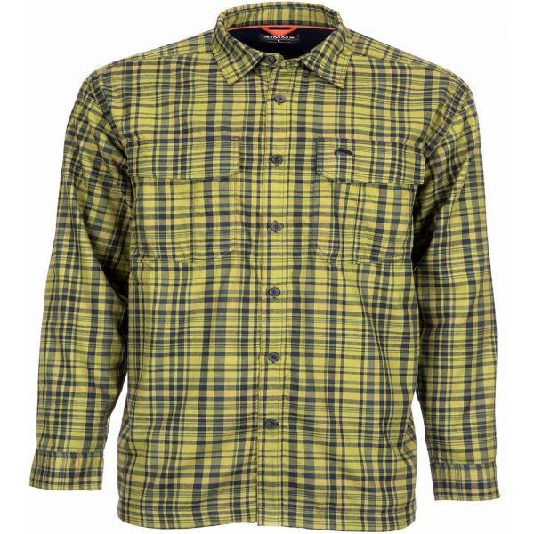 Simms PG-10777 Coldweather Long Sleeve Shirt - Cyprus Plaid - 2X-Large