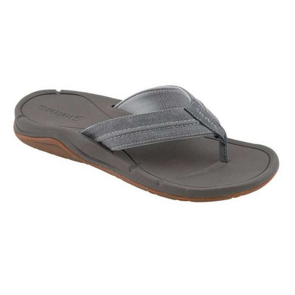 Simms PG-11104 Westshore Flip Sandal - Charcoal - Size 5