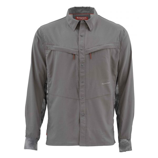 Simms PG-11561 Intruder BiComp Long Sleeve Shirt - Pewter 2XL