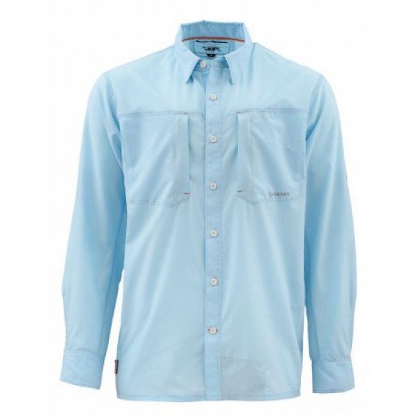 Simms Ultralight Long Sleeve Shirt - Light Blue