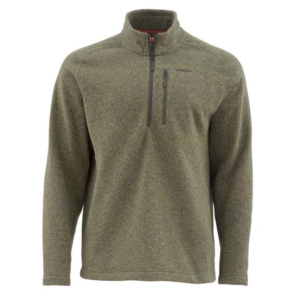 Simms PG-11900 Rivershed Sweater Quarter Zip - Loden 2XL