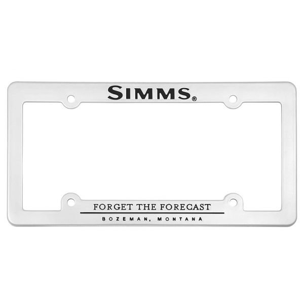 Simms License Plate Cover