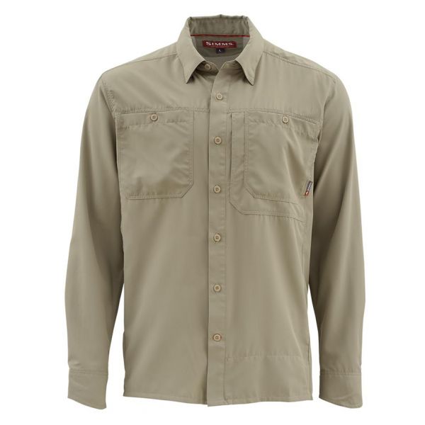 Simms PG-12143 Ebbtide Long Sleeve Shirt - Dark Khaki - 2XL