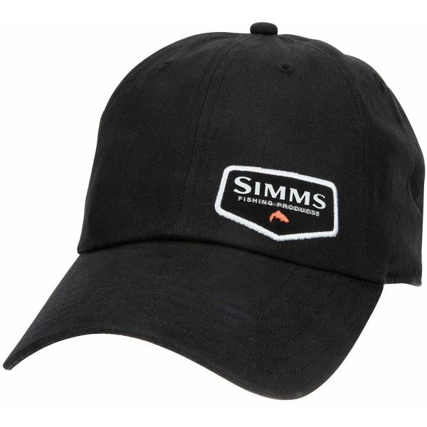 Simms Oil Cloth Cap - Black