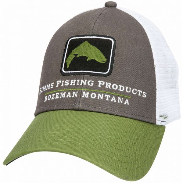 Simms Trout Icon Trucker Hat - Cyprus