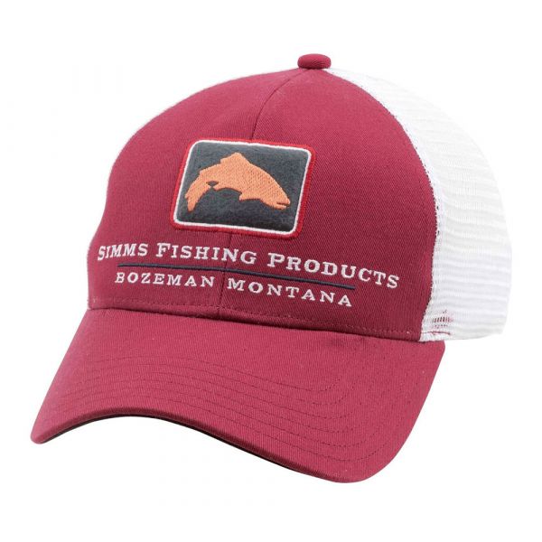 Simms PG-12226 Trout Trucker Hat - Rusty Red