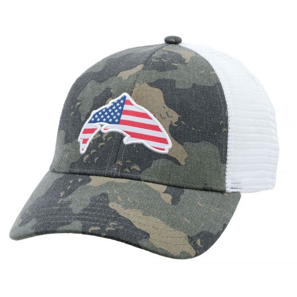 Simms USA Patch Trucker Hat - Simms Camo