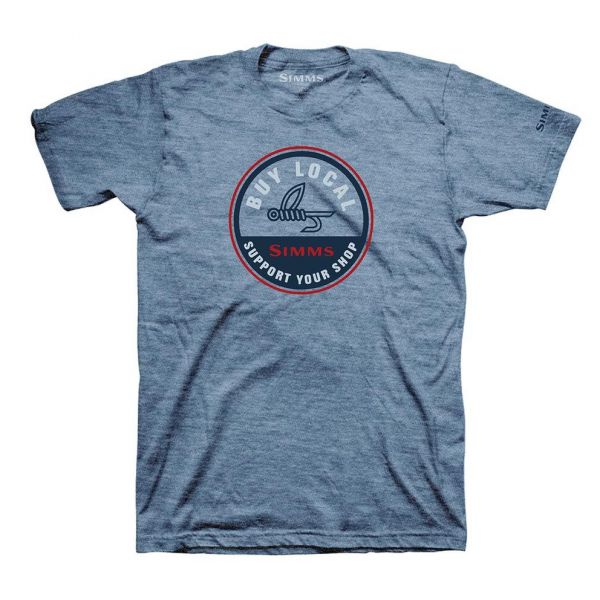 Simms Buy Local Short Sleeve T-Shirt - 2XL