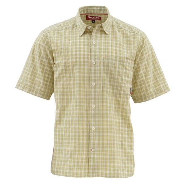 Simms Morada Short Sleeve Shirt - Sage Plaid - XS