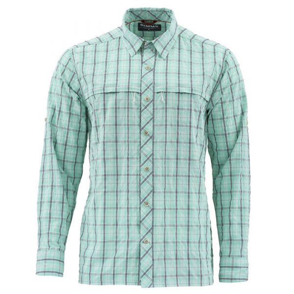 Simms Stone Long-Sleeve Shirt - Aruba Plaid - 2X-Large