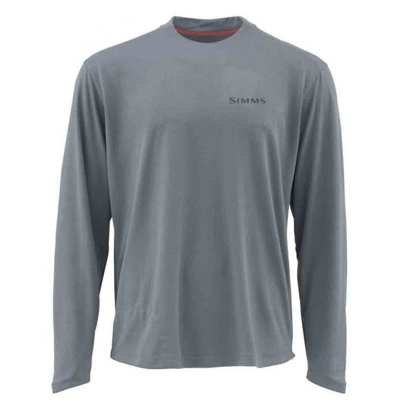 Simms Solarflex Cool Crewneck Long Sleeve Shirt - Storm - 2XL