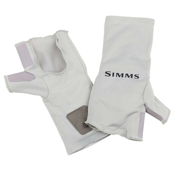 Simms PG-12703 Solarflex No Finger Sun Glove - Sterling - L/XL