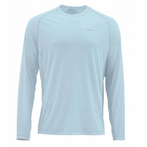 Simms Solarflex LS Crewneck Shirt - Fog - 2XL