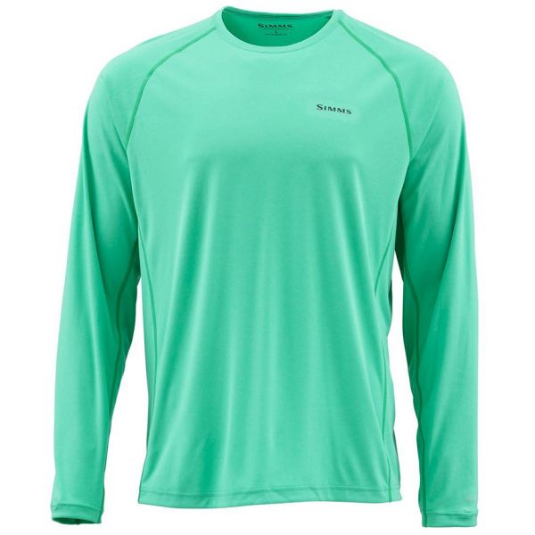 Simms Solarflex LS Crewneck Shirt - Jade Heather - 2X-Large