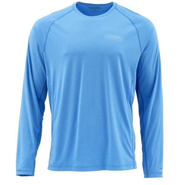 Simms Solarflex LS Crewneck Shirt - Pacific Heather - 2X-Large