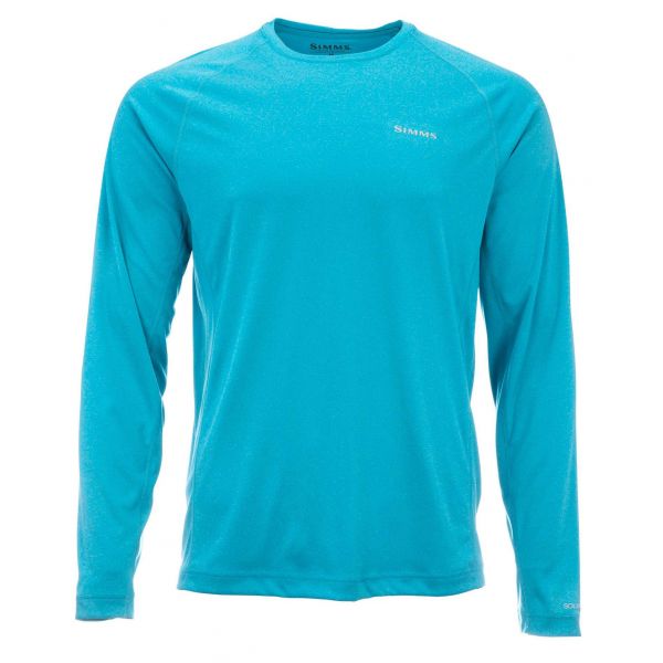 Simms Solarflex LS Crewneck Shirt - Meridian Heather - 2X-Large