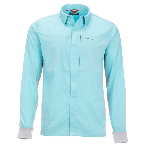 Simms Intruder Bicomp Long Sleeve Shirt - Laguna - 2X-Large