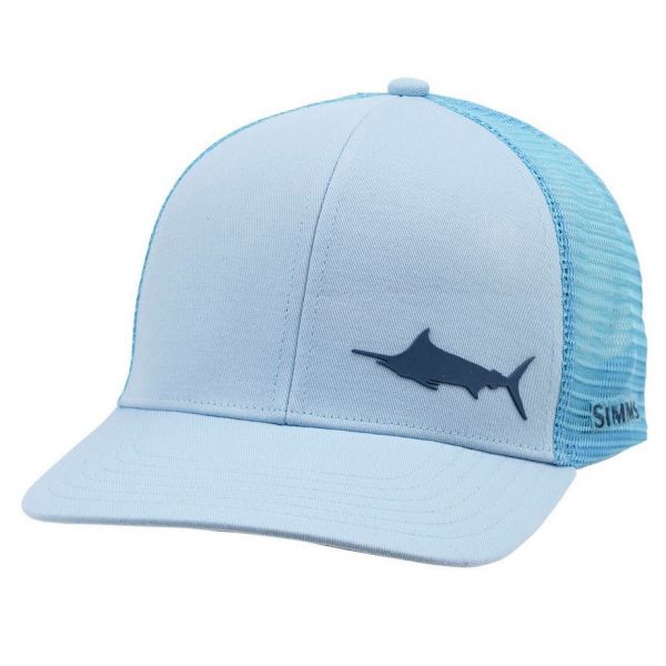 Simms Payoff Trucker Hat - Grey Blue