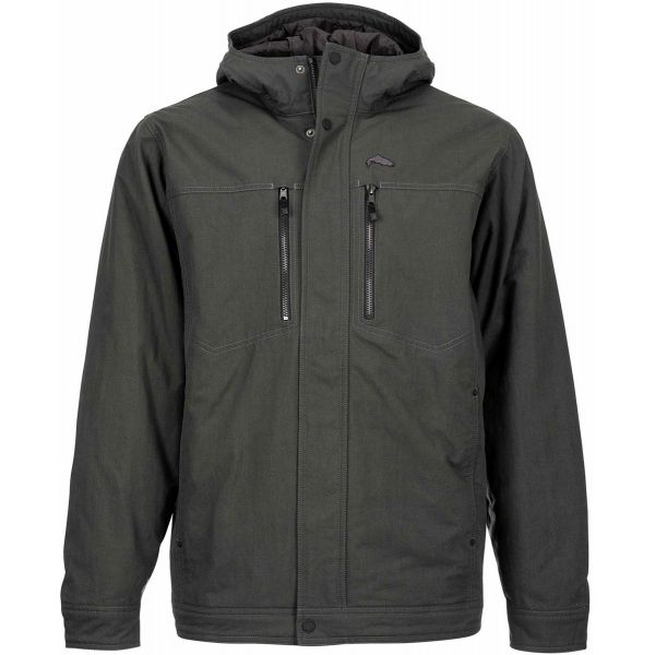 Simms PG-13059 Dockwear Hooded Jacket - Carbon - Medium